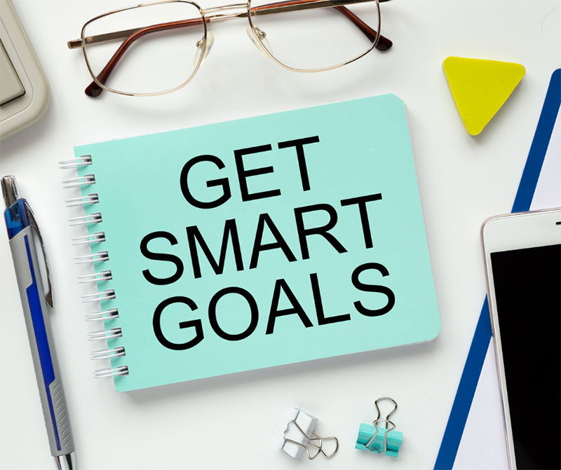 Smart Goals Stock Photo